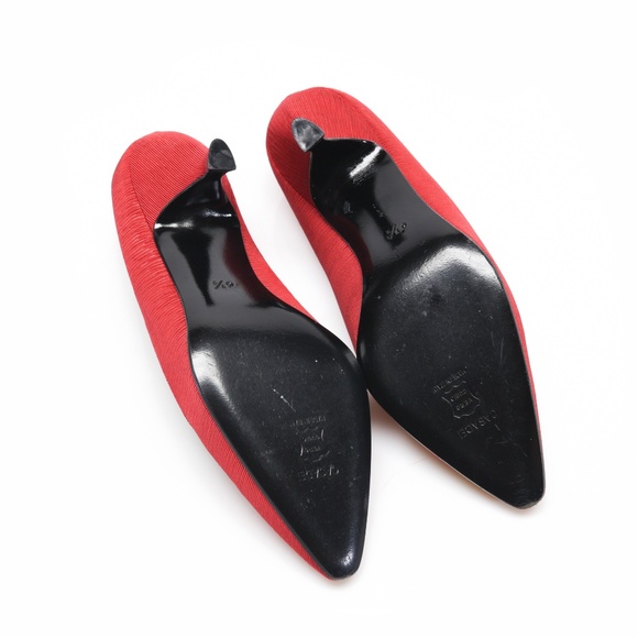 CASADEI Satin Twill Pumps Made in Italy US 6.5 - Picture 11 of 14